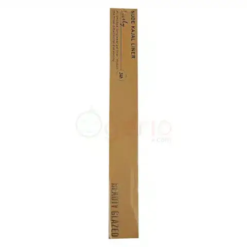 Beauty Glazed Nude Kajal Liner pencil, displaying creamy light nude tip and sleek packaging.
