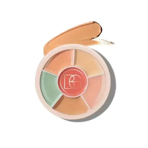 Beauty Glazed Soft Phantom 6 color concealer palette open, displaying varied skin-tone shades.