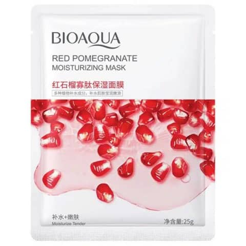 Bioaqua Red Pomegranate Sheet Mask – Original Authentic Skincare for Bangladesh