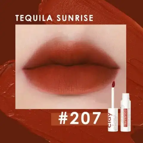 Focallure True Matte Lip Clay tube in a rich plum shade, standing upright showing packaging.