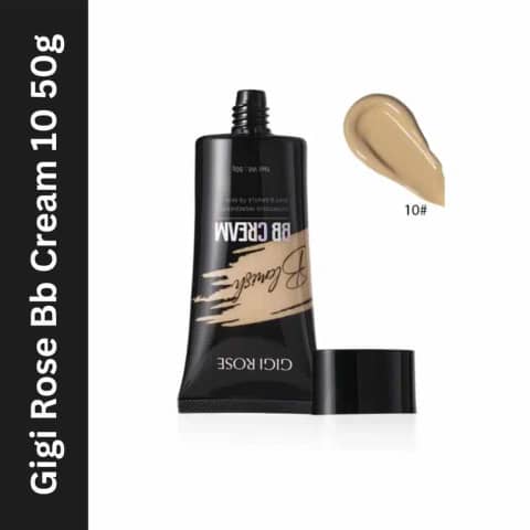 GiGi Rose Blemish BB Cream 10, 50g white tube with pink cap, showing front label.