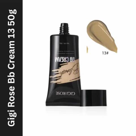 GiGi Rose Blemish BB Cream 13 50g pink tube standing upright on a clean white surface.