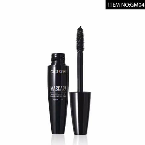 GiGi Rose Lash Mascara 12ml tube, sleek black design with an elegant rose gold cap.