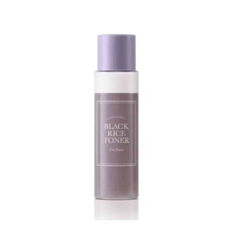 Im From Black Rice Toner 30ml clear glass bottle with light amber liquid on a subtle background.