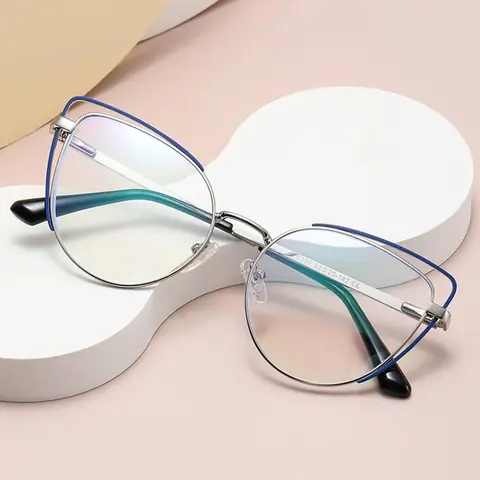 RuSu premium black sunglasses for women with stone details, displayed inside its open hard case.