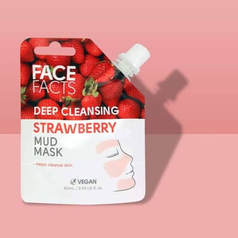 Face Facts Deep Cleansing Strawberry Mud Mask – 60ml
