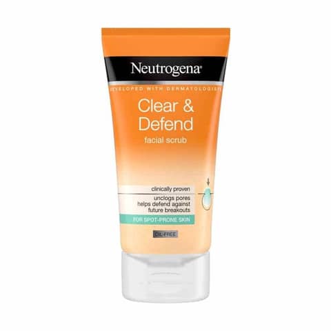Neutrogena Clear & Defend Facial Scrub – 150ml