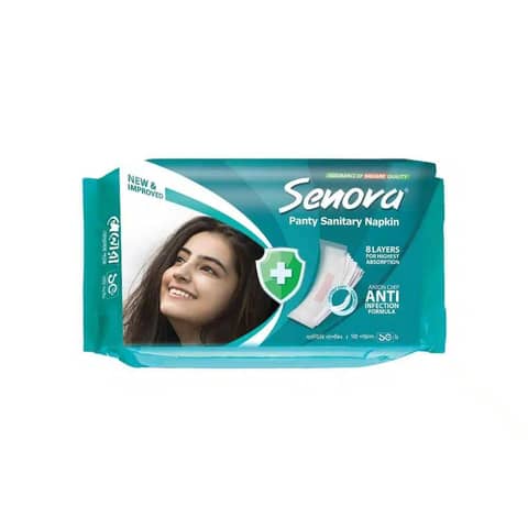 Senora Panty Sanitary Napkin – 10 Pads (M size)
