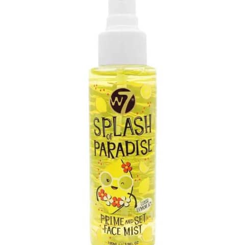 W7 Splash Of Paradise Prime And Set Face Mist – Lush Lemon Ice