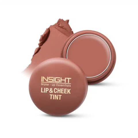Insight Cosmetics Lip & Cheek Tint in Irish Cream, clear tube with black cap, standing upright.