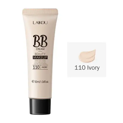 Laikou BB Cream 110 Ivory 30ml tube standing upright, clearly displaying brand and product details.