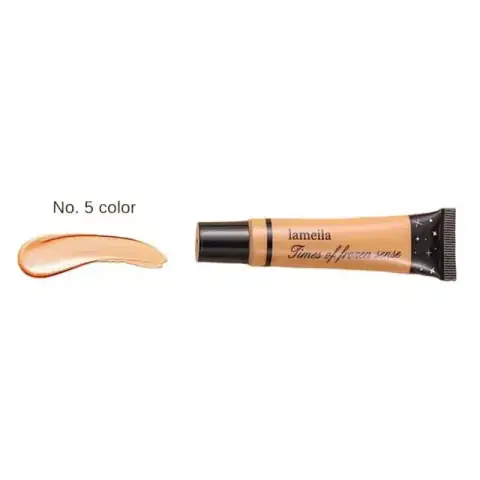 Lameila Color Corrector Concealer 05 tube, light beige shade, white body with gold cap.