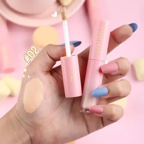 Pink Flash Lasting Matte Concealer Shade 01 tube, standing upright on a clean white background.