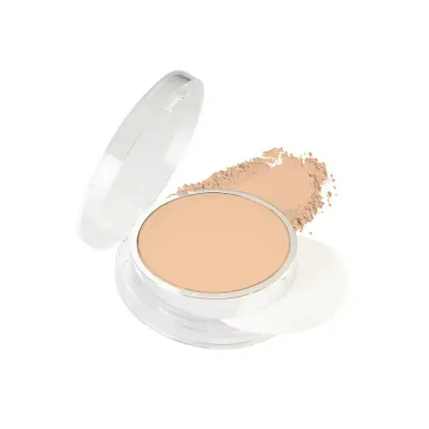 Swiss Beauty Matte Pressed Powder Very Natural 02 compact, closed, showing brand logo and shade.